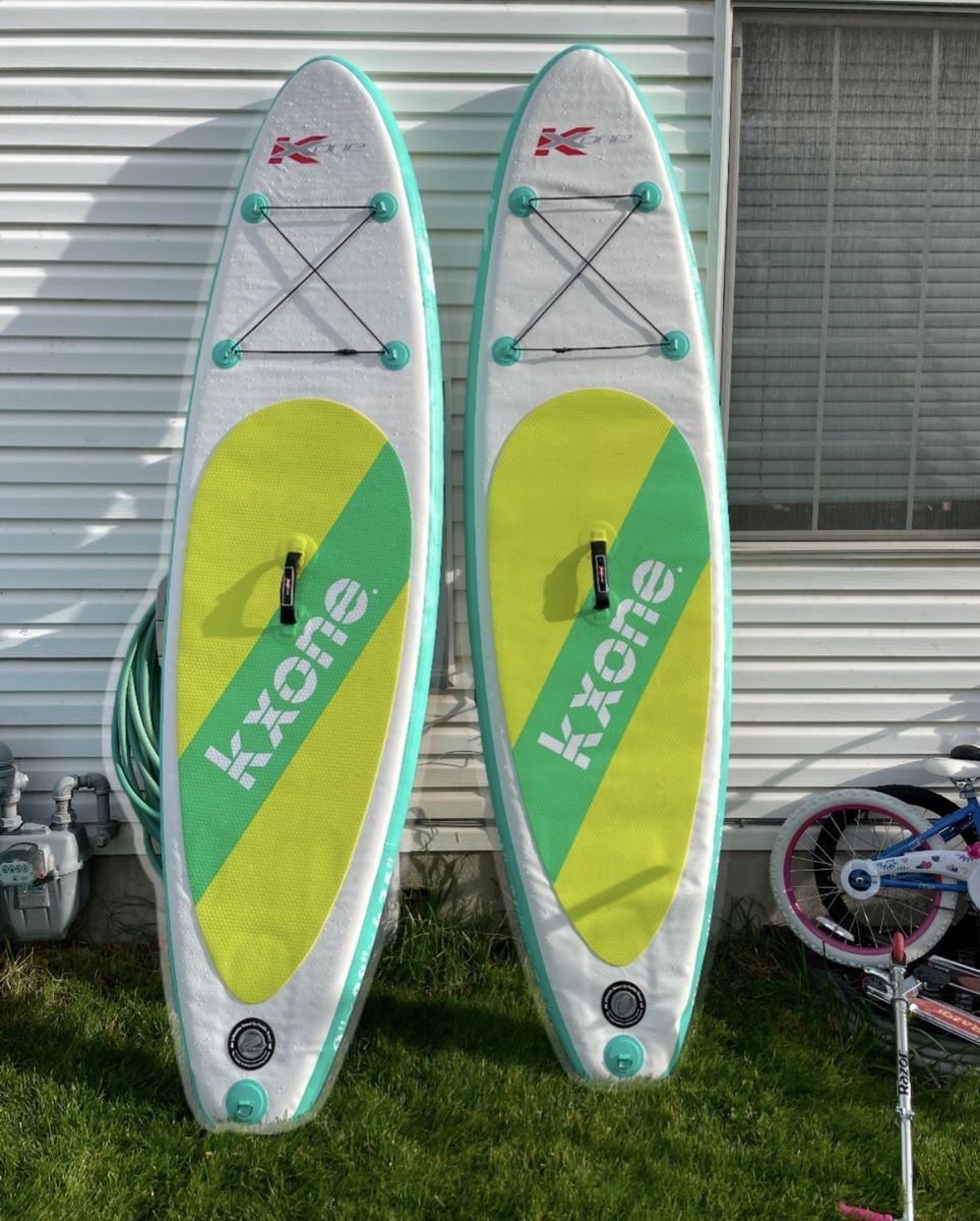 2 Inflatable Paddle Boards for Rent, Full Kit Included