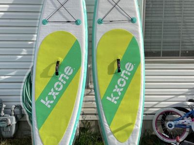2 Inflatable Paddle Boards for Rent, Full Kit Included
