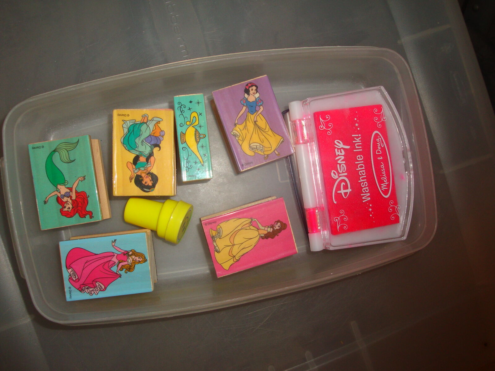 disney princess and other stamps, stencils