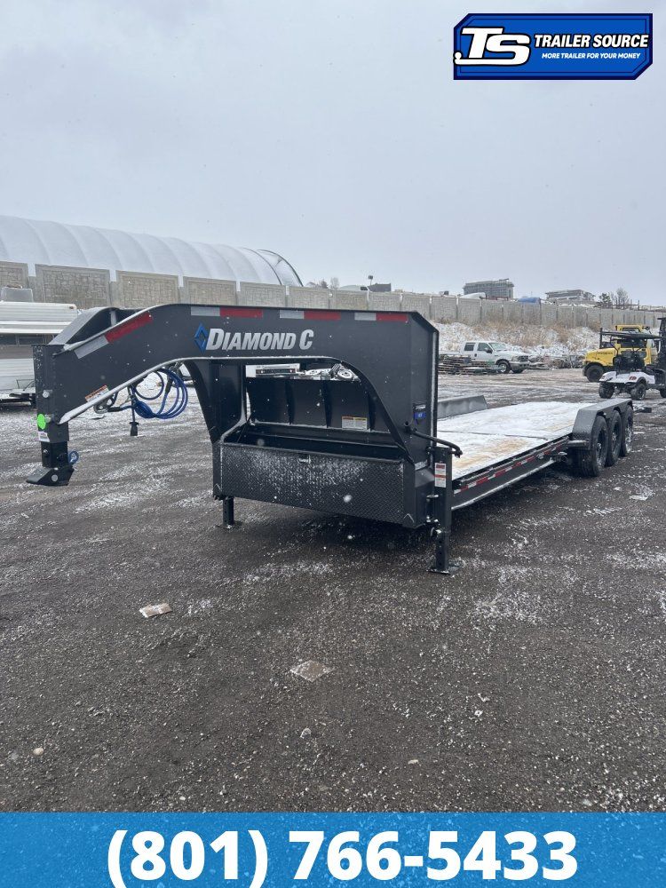 7x28 Diamond C HDT-GN 307 Gooseneck Tilt Trailer - 24K GVWR -