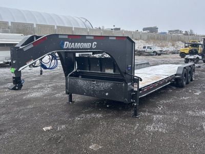 7x28 Diamond C HDT-GN 307 Gooseneck Tilt Trailer - 24K GVWR -