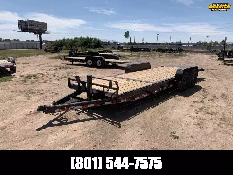2025 PJ Trailers 24' T6 Tilt Deck Flatbed Trailer