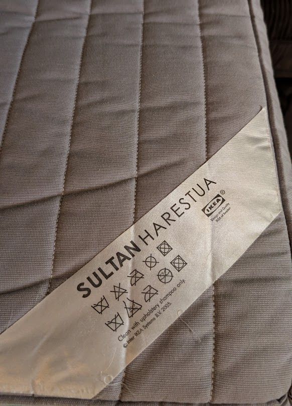 Ikea Sultan Harestua Mattress, Approx 77" x 58" x 7", Full Size Gray, Camper RV, VAN