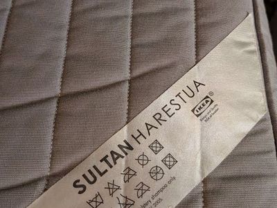 Ikea Sultan Harestua Mattress, Approx 77" x 58" x 7", Full Size Gray, Camper RV, VAN