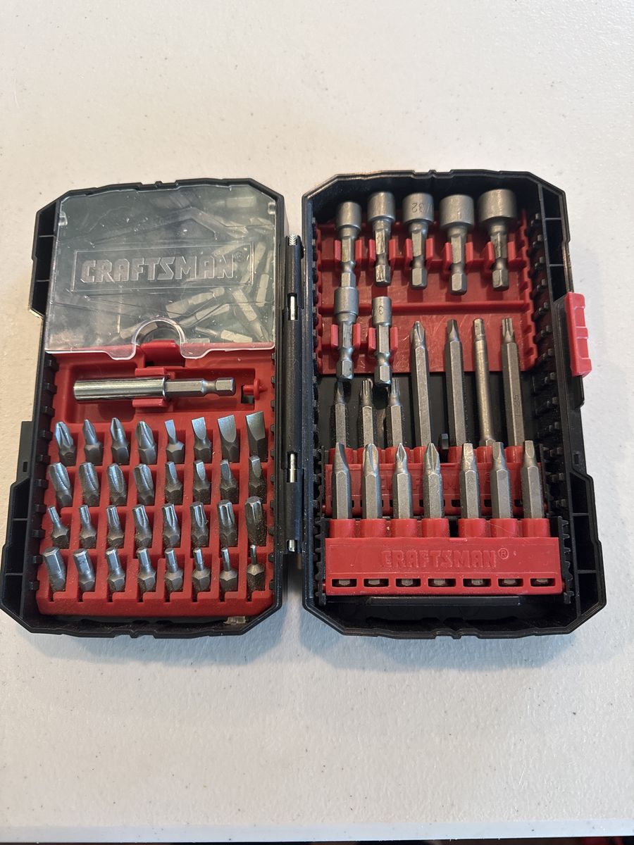 Craftsman 50-Piece Impact Driver Bit Set with Case - Screwdriver & Nut Driver Bits