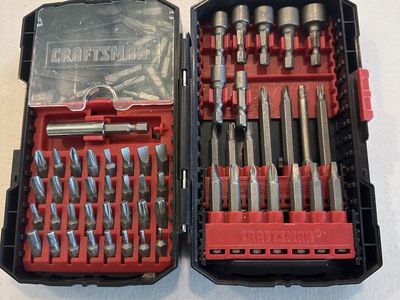 Craftsman 50-Piece Impact Driver Bit Set with Case - Screwdriver & Nut Driver Bits