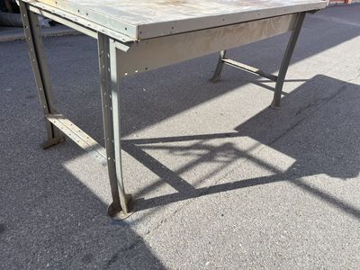 Industrial Steel Work Table