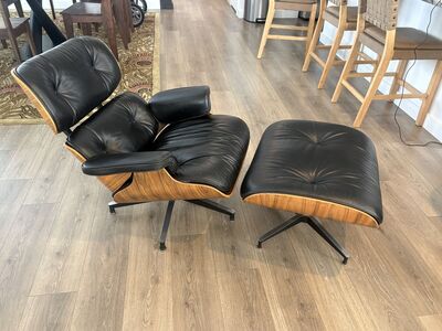 Vintage 90s Eames Style Lounge Chair