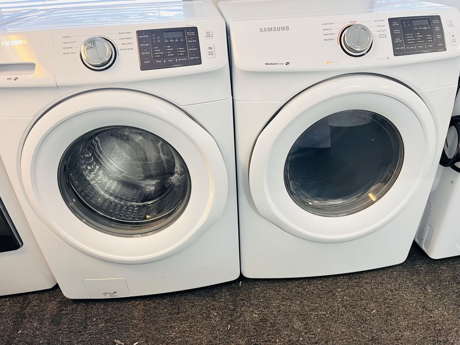 Samsung stackable washer and dryer set