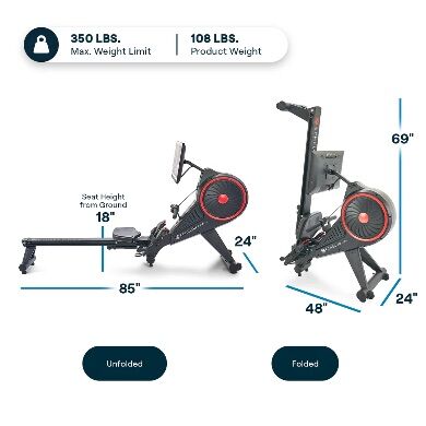 Echelon Row-S Rowing Machine (New In box)
