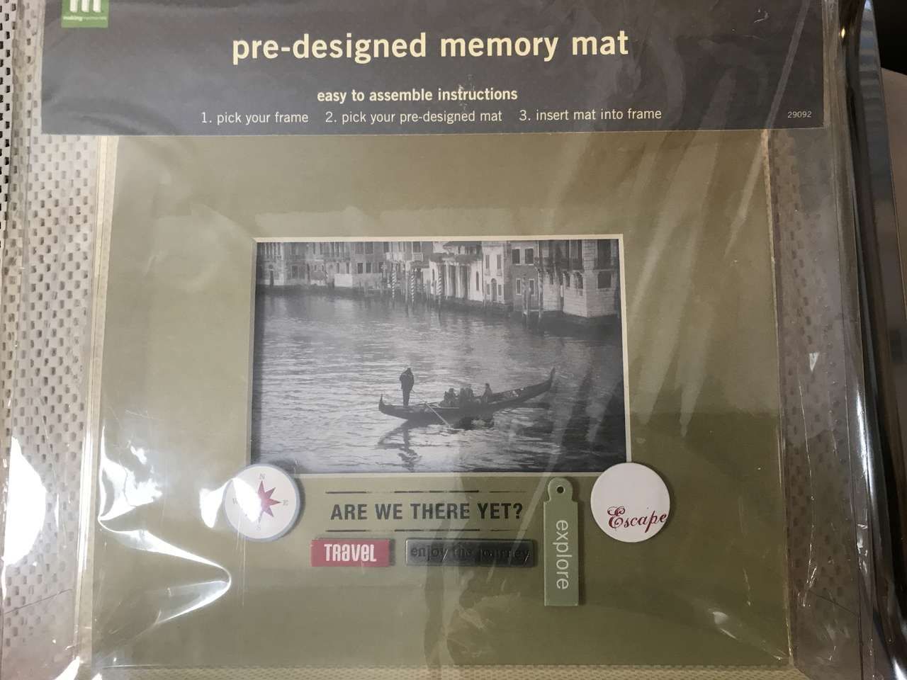 Making Memories Pre-Designed Memory Mat, 10”x8”, Travel, or All Boy, New or die-cut mats
