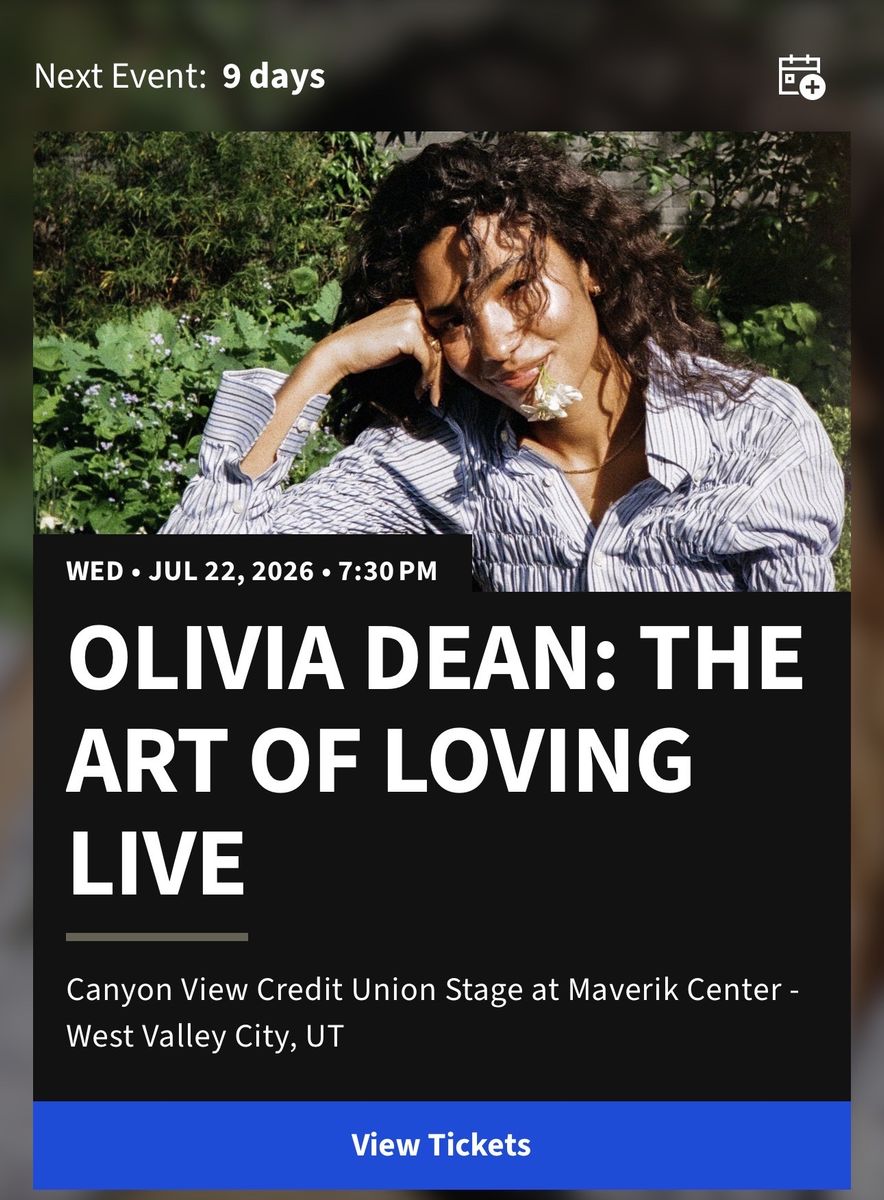 2 Olivia Dean: The Art of Loving Live Tickets - July 22, 2026 - Lower Bowl, Sec 115, Row 11