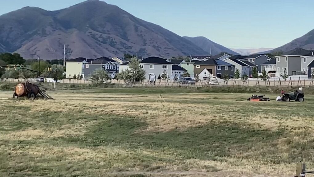 Horse Pasture with Feed