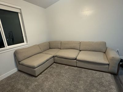 4-Piece Modular Sectional $500 OBO - RC Willey Effie Flax