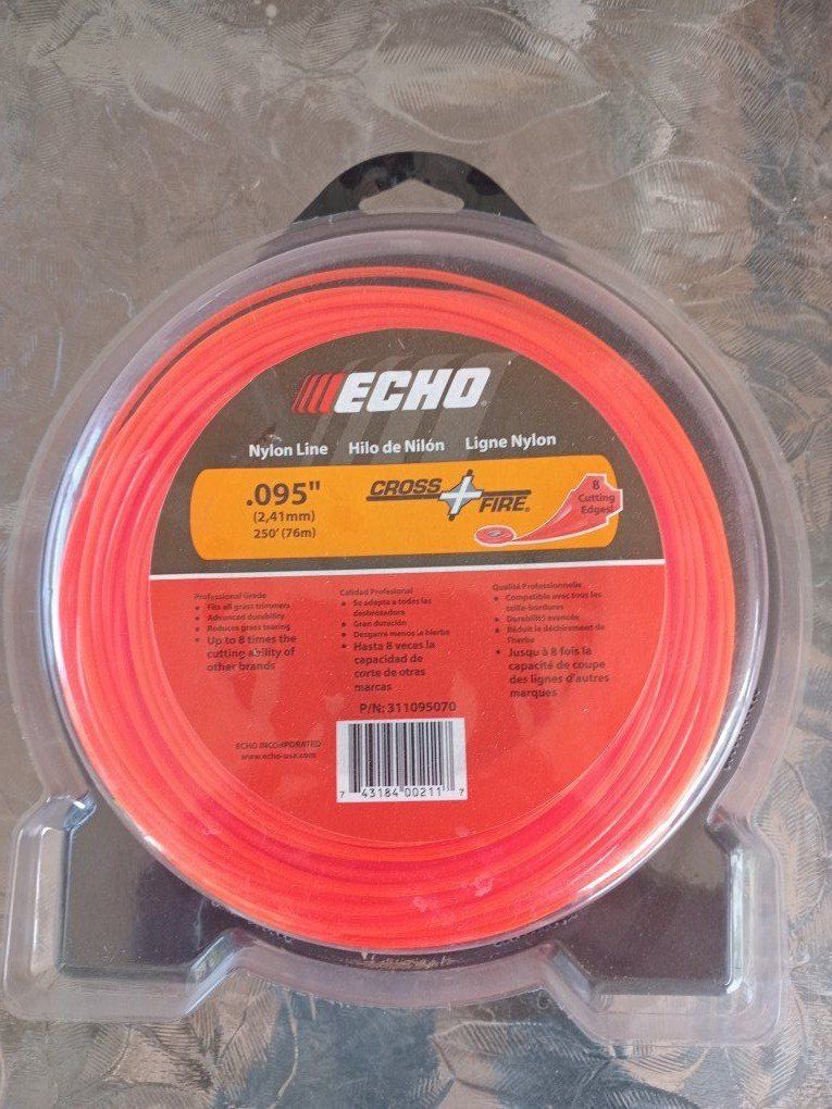 Echo Nylon Weed Trimmer Line, 250' x .095, New in Box