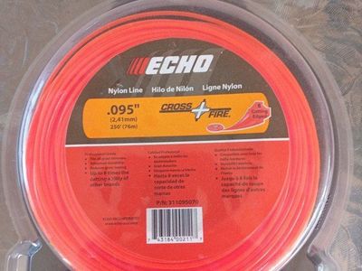 Echo Nylon Weed Trimmer Line, 250' x .095, New in Box