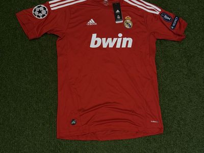 Adidas Real Madrid Ronaldo #7 Red Soccer Jersey Men's Size L ClimaCool Champions League