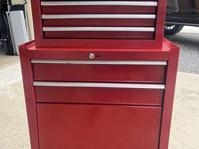 Popular Mechanics Red Rolling Tool Box Chest Cabinet Storage Organizer