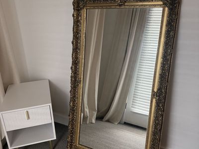Antique Mid-Century Gold Mirror