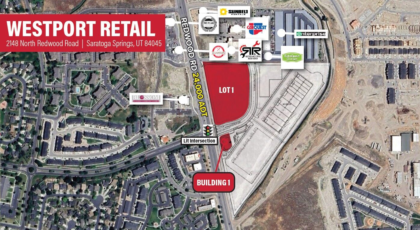Westport Retail - 4,040 SF/3.76 AC - Saratoga Springs, UT
