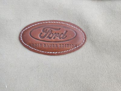 Ford Eddie Bauer Edition Vintage Canvas Garment Suit Bag Luggage Tan