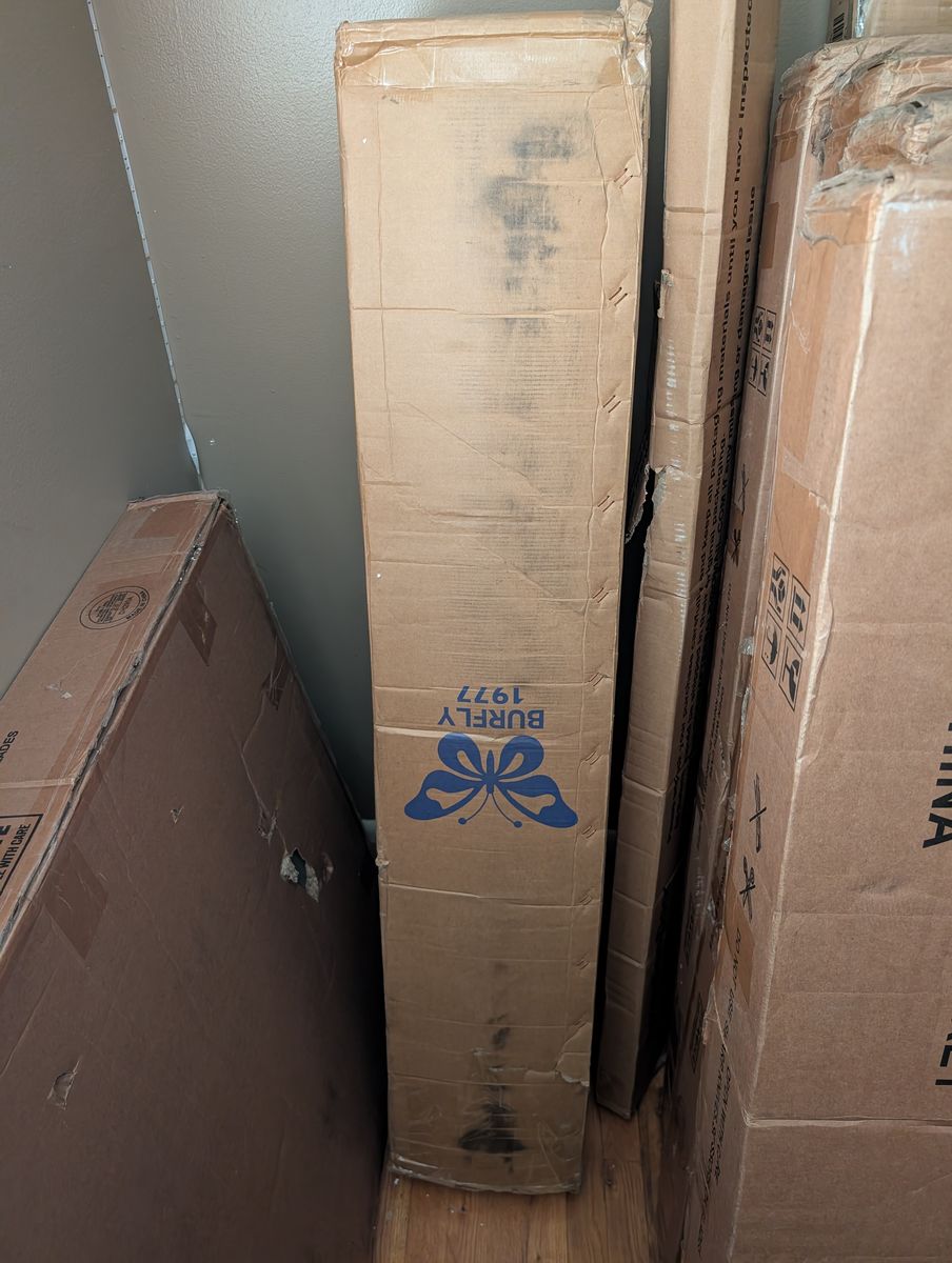 Compressed spring mattress
