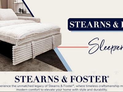 Stearns & Foster Johanna Convertible Sleeper Sofa