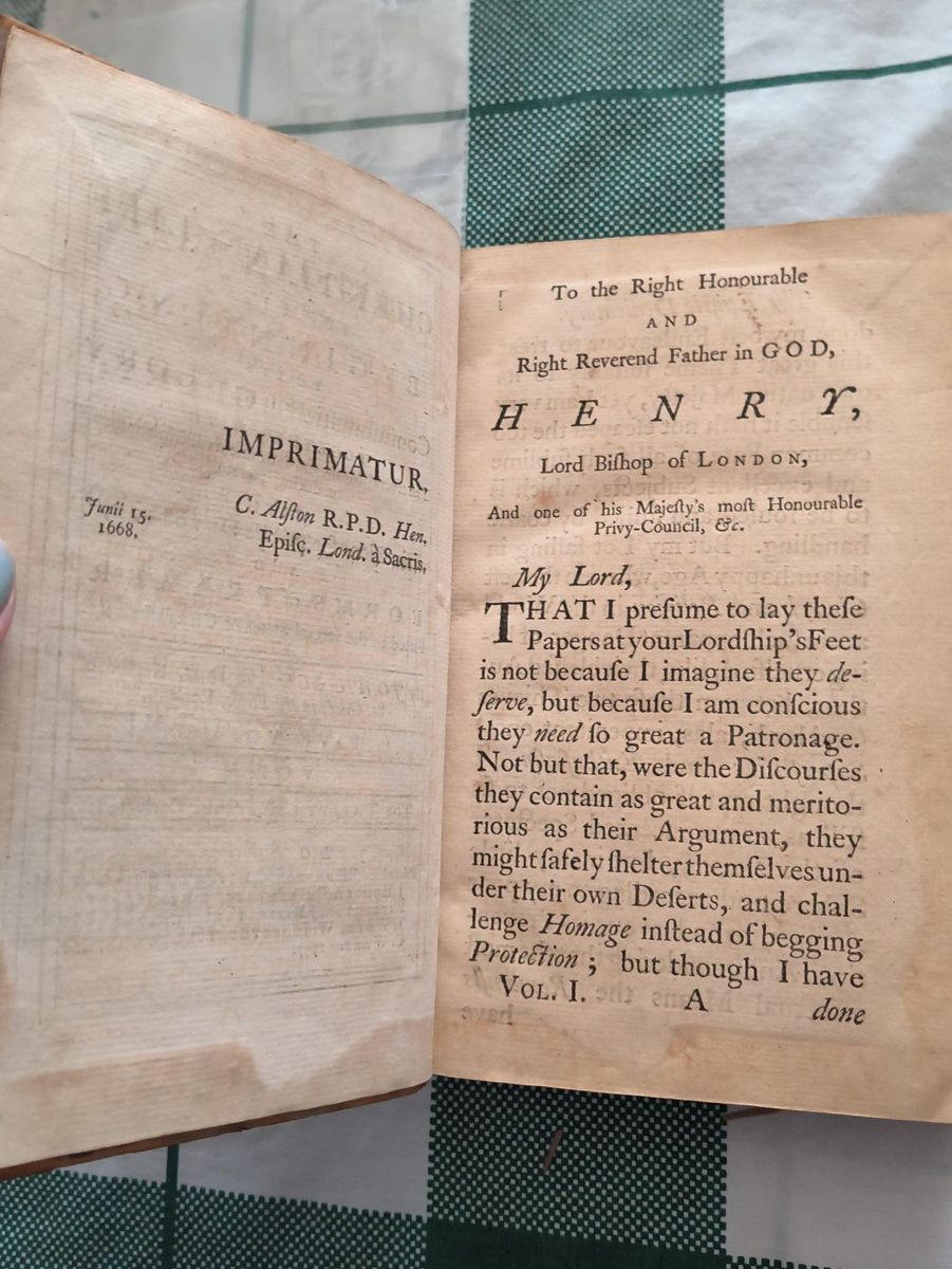 The Christian Life by John Scott, 1757 12th Ed. Vol. 1 Antique Religious Book