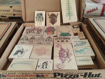 Box #26 of 65, New, old stock rubber stamps, designed mainly for people that like to make their own greeting cards.