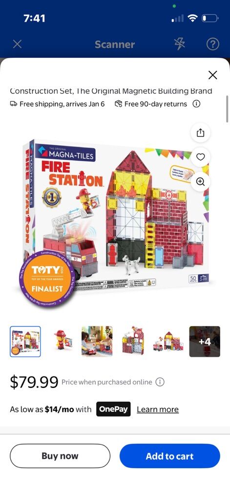 NEW MAGNA-TILES® Fire Station Blocks Magnetic