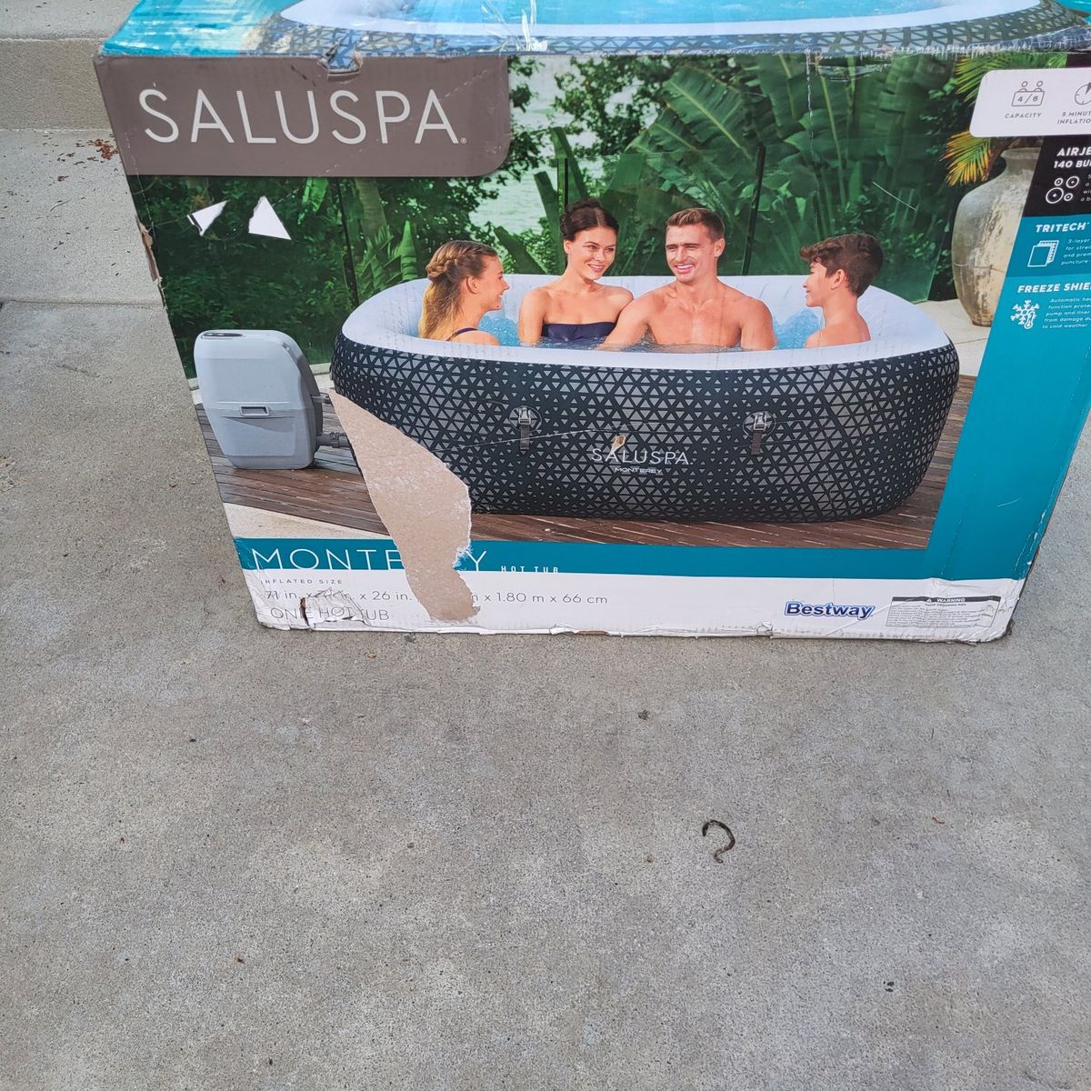 Saluspa Portable Spa **Monterey ** 4/6 Person