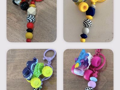 Monster Truck Keychains and Car Charms
