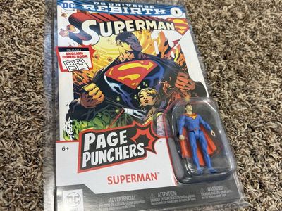 McFarlane Toys DC Page Punchers Superman 3-Inch Action Figure with Comic