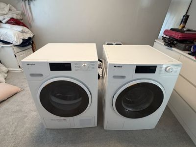 Miele W1 Washer & T1 Heat Pump Dryer Set