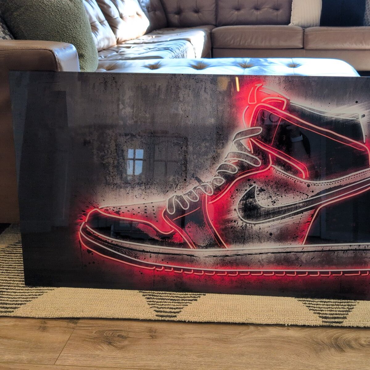 Nike Jordan One Wall Picture (Glass)
