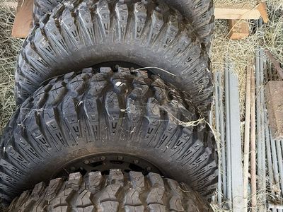 Set of 4 Sedona Rock-A-Billy UTV Tires with System 3 Beadlock Wheels