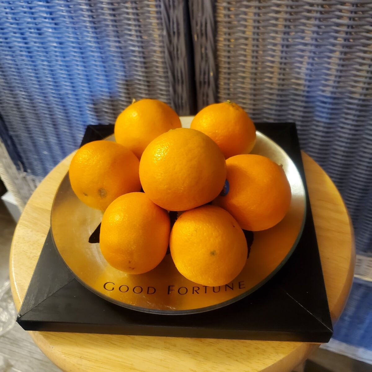 Asian Art Dish or Hanging Decor