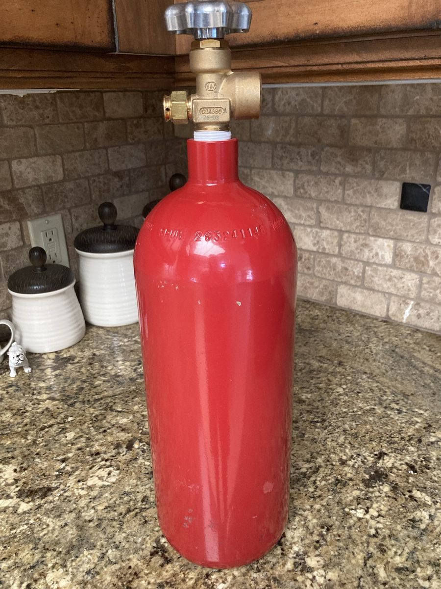 New 20 cuft Steel Nitrogen cylinder