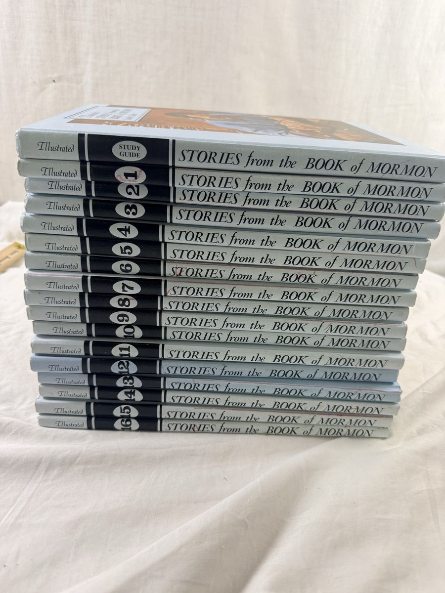 Illustrated Stories From The Book of Mormon 17 Volume Set 1-16 + Study Guide