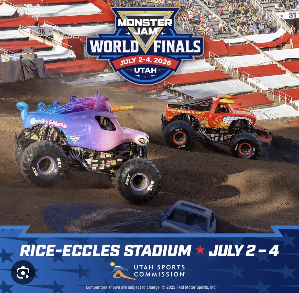 Monster Jam World Finals ticket