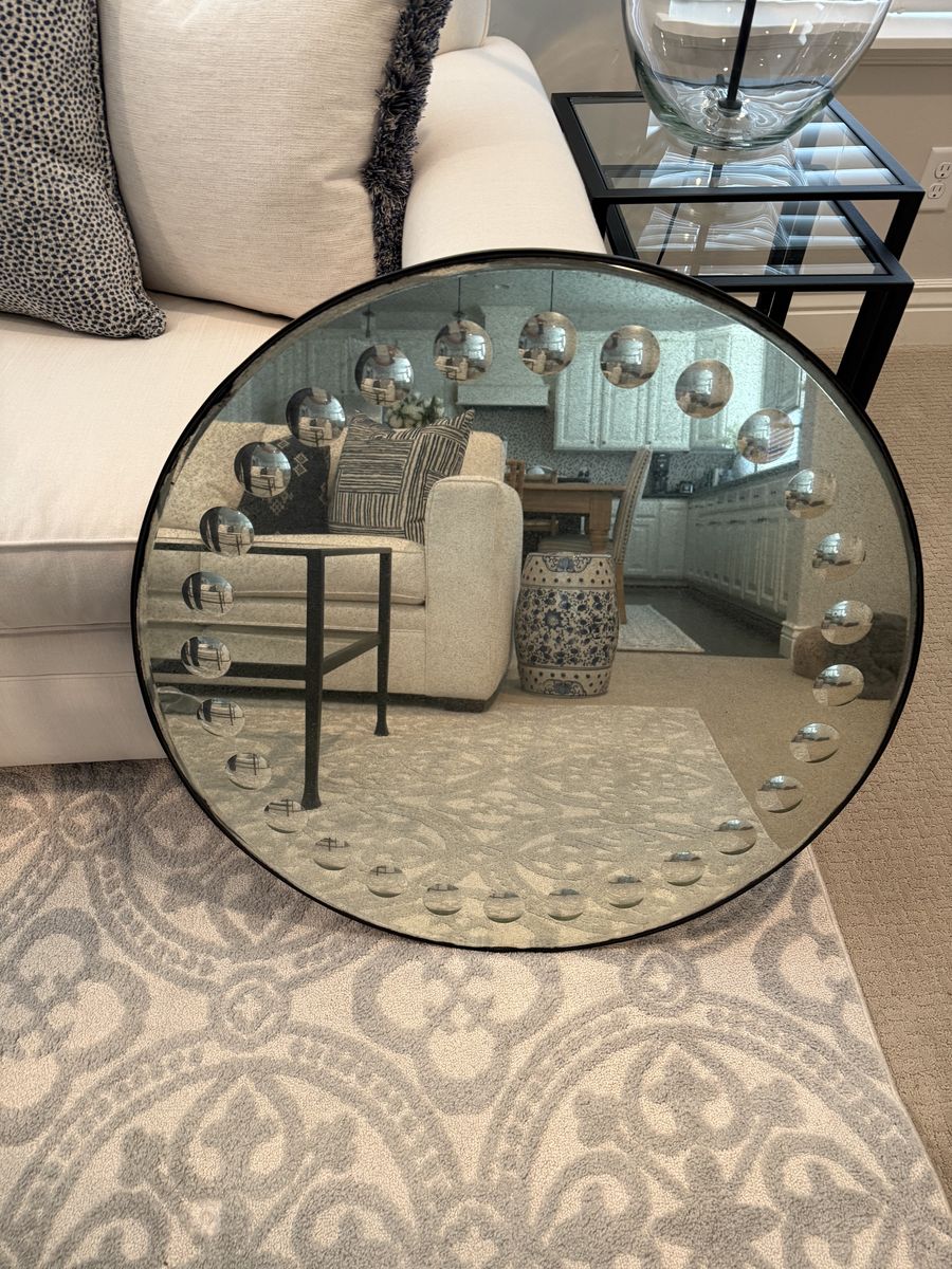 Restoration Hardware 30" Round Mirror