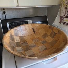 Wood Laminated Bowl