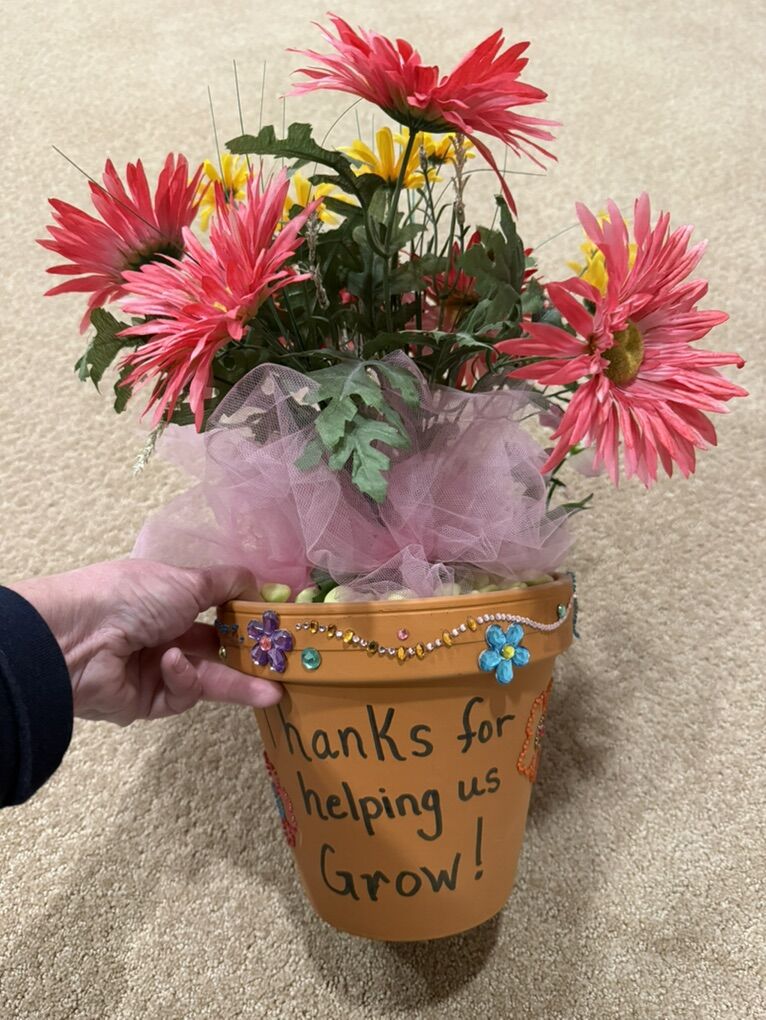 Artificial Flowers In Pot