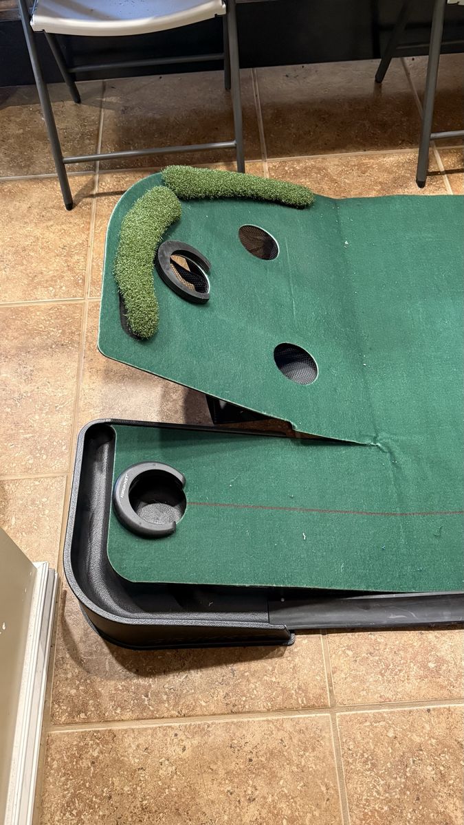 PuttOut Pro Golf Putting Mat with Multiple Practice Targets