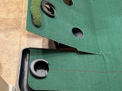 PuttOut Pro Golf Putting Mat with Multiple Practice Targets