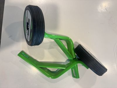 Green Universal Bicycle Training Wheels for Kids' Bikes