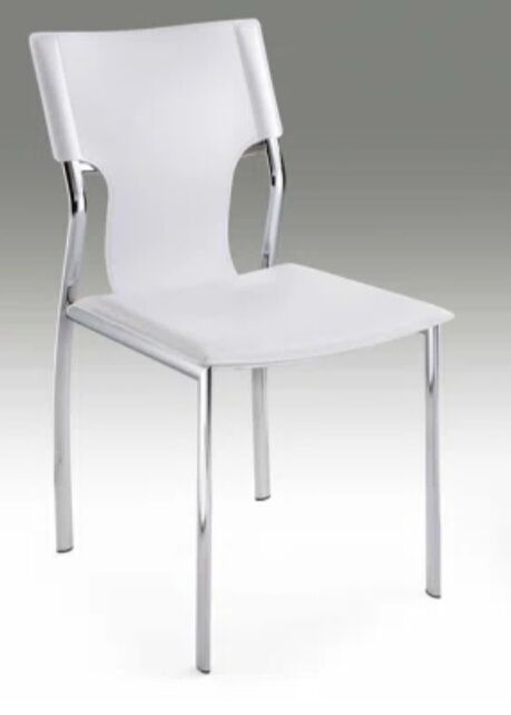 New Assembled Zella 18.5'' H Upholstered Metal Side Chair (Set of 4)