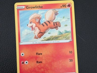 Pokémon TCG Growlithe 019/195 Silver Tempest Common Card