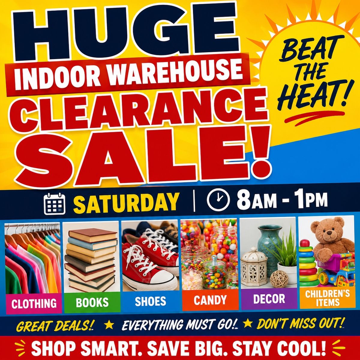 Huge Indoor Warehouse Yard Sale