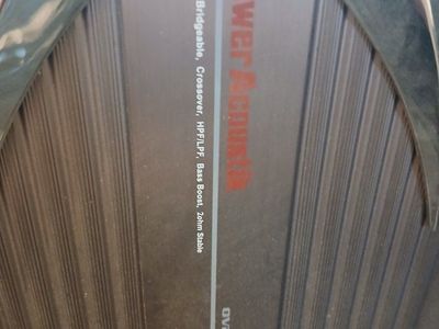 Power Acoustik OV2-520 Car Amplifier 520W Max, Mosfet, Bridgeable, 2 Ohm Stable like new!